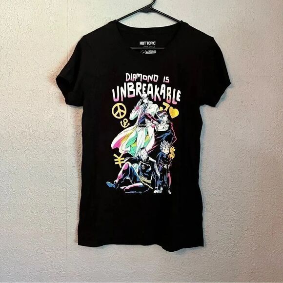 Hot Topic Jo Jos Bizarre Adventures Womens Top Animation Size Large - Picture 1 of 4